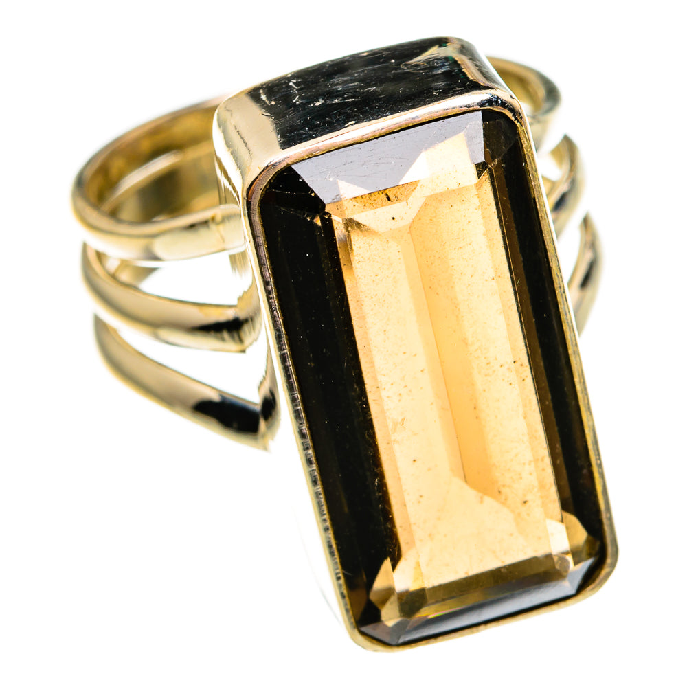 Smoky Quartz Rings handcrafted by Anasilvercos - RING78676