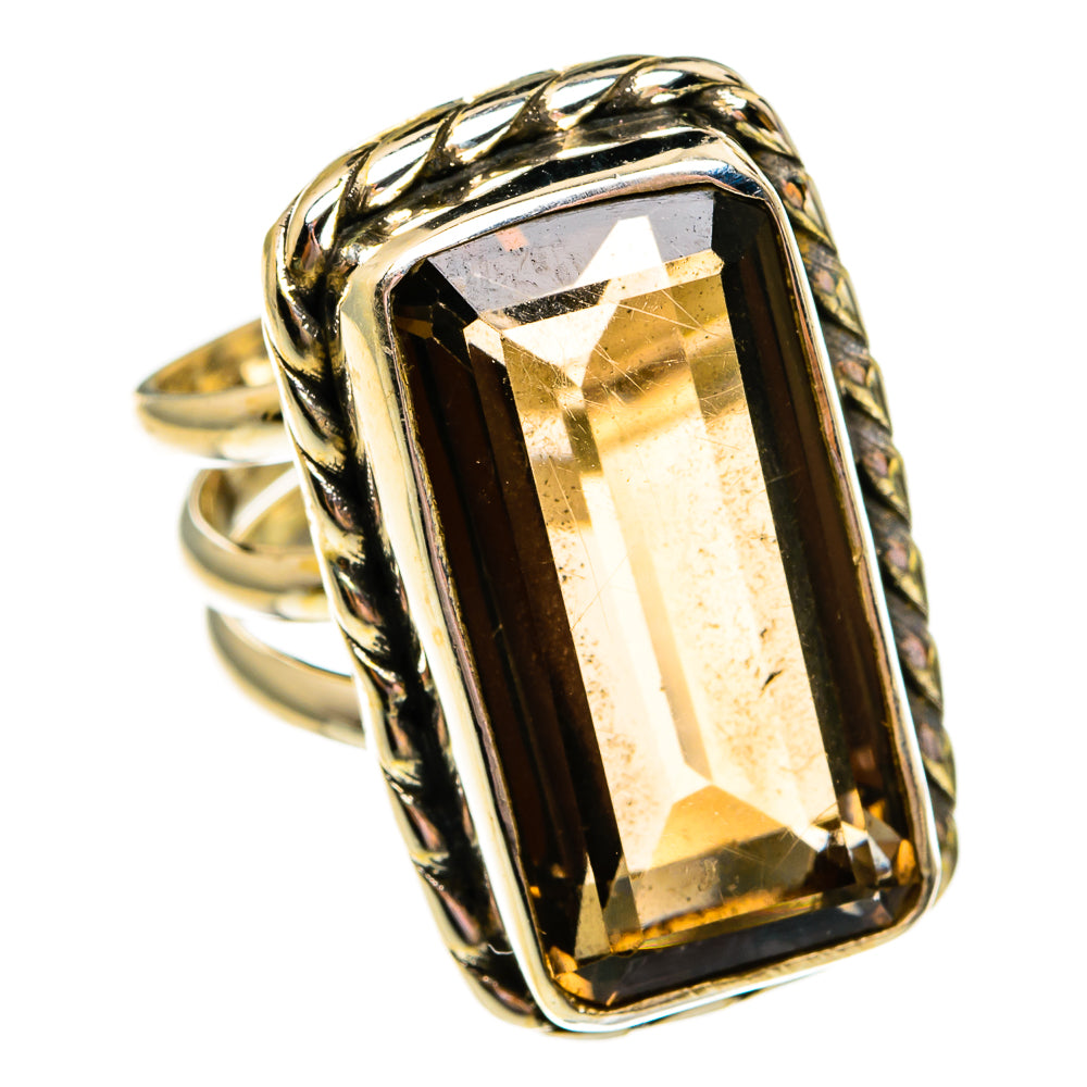 Smoky Quartz Rings handcrafted by Anasilvercos - RING78677