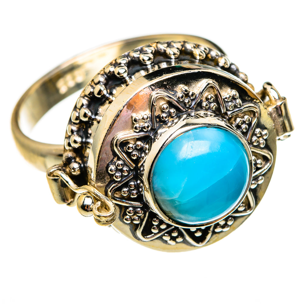 Larimar Rings handcrafted by Anasilvercos - RING78680