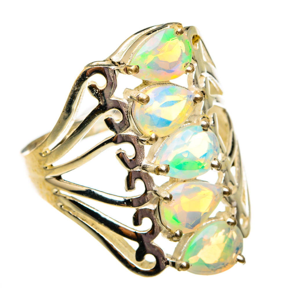 Ethiopian Opal Rings handcrafted by Anasilvercos - RING78688