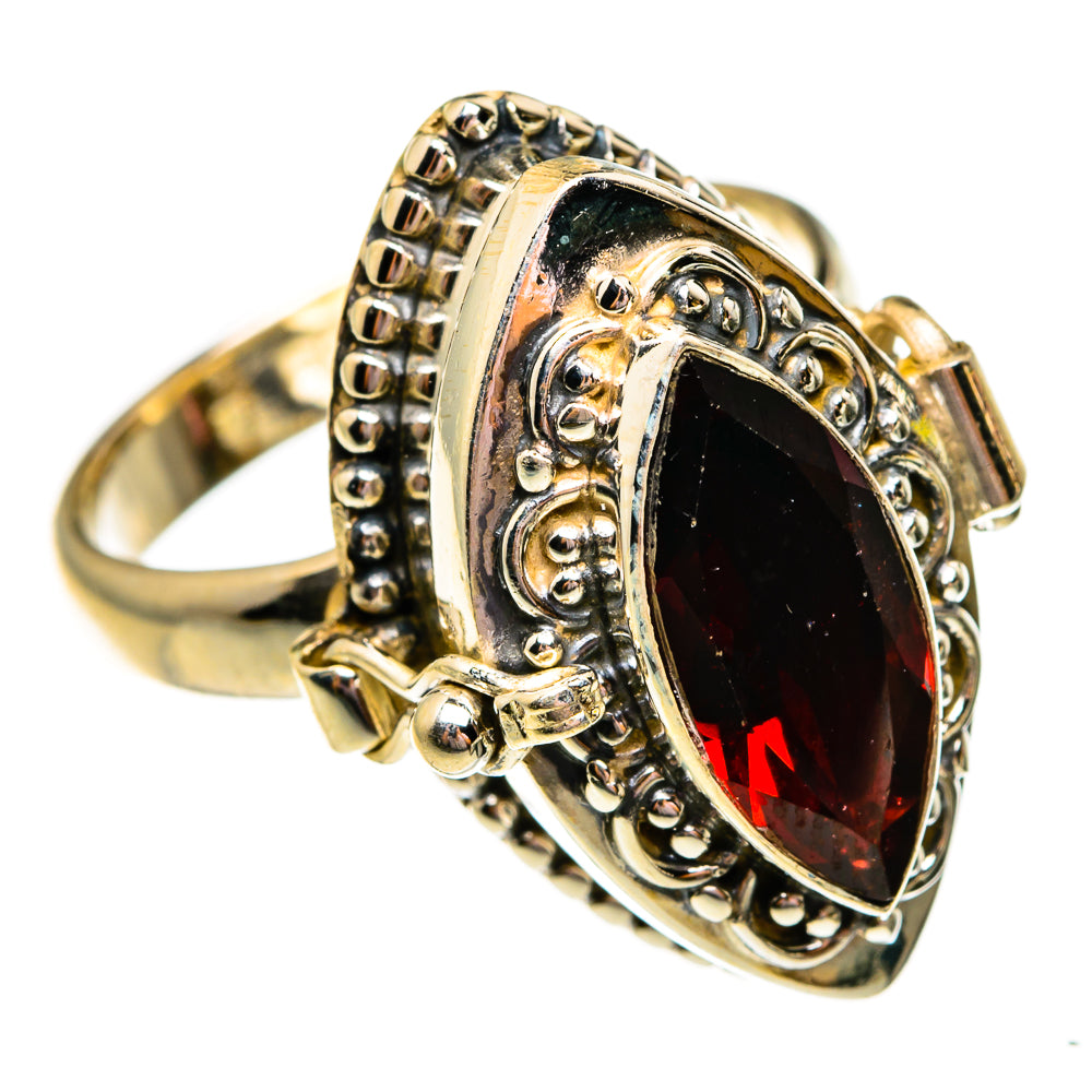 Garnet Rings handcrafted by Anasilvercos - RING78710