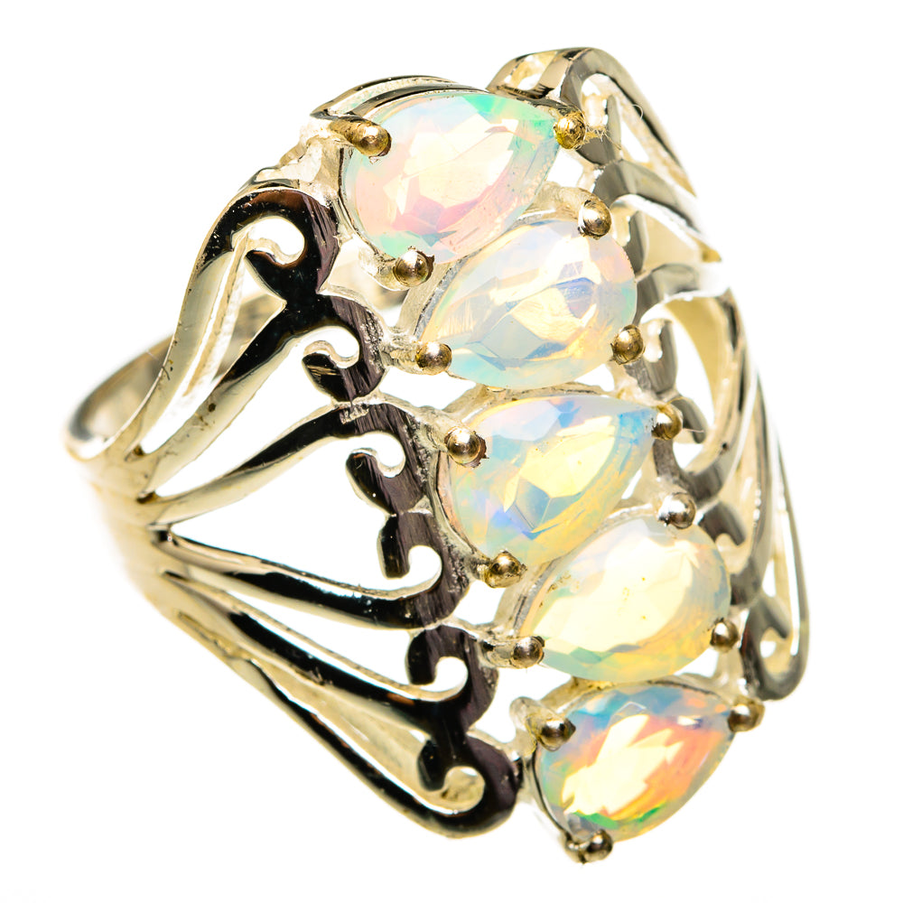 Ethiopian Opal Rings handcrafted by Anasilvercos - RING78740