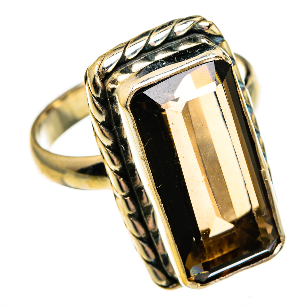 Smoky Quartz Rings handcrafted by Anasilvercos - RING78754