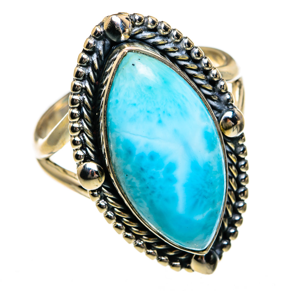 Larimar Rings handcrafted by Anasilvercos - RING78766