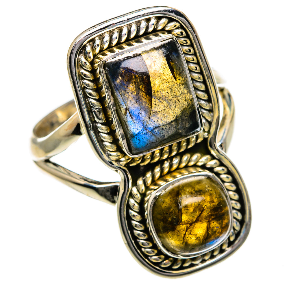 Labradorite Rings handcrafted by Anasilvercos - RING78769