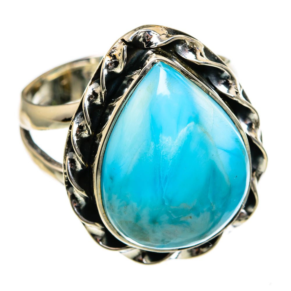 Larimar Rings handcrafted by Anasilvercos - RING78771