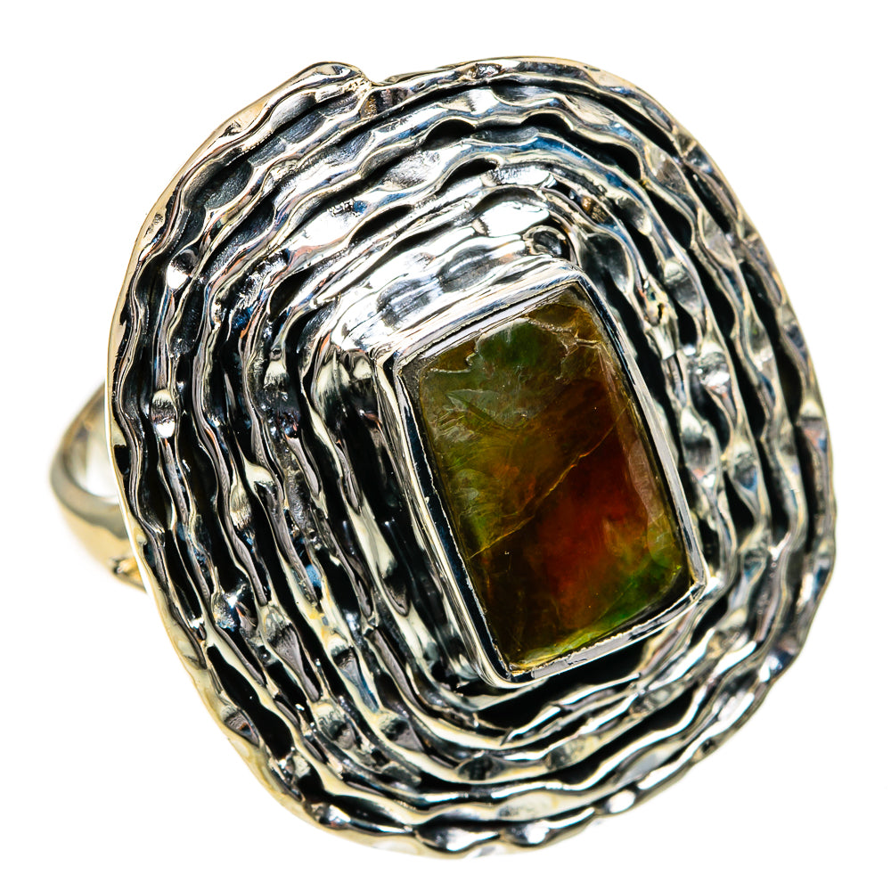 Ammolite Rings handcrafted by Anasilvercos - RING78792