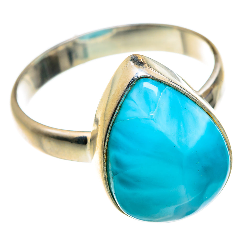 Larimar Rings handcrafted by Anasilvercos - RING78803