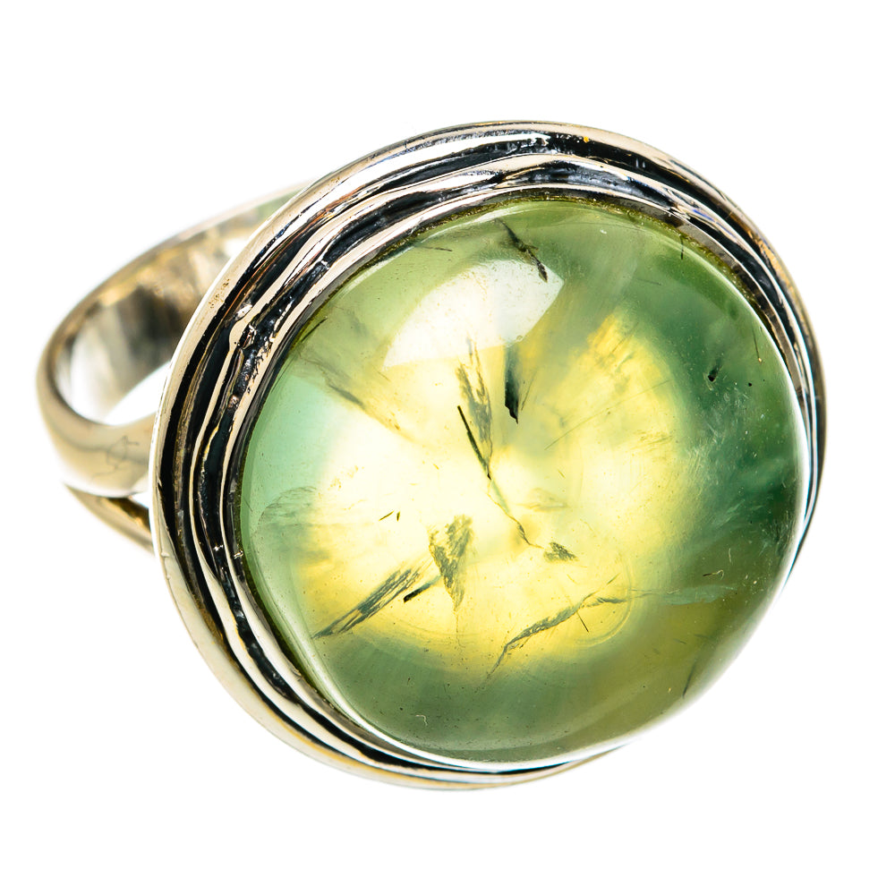 Prehnite Rings handcrafted by Anasilvercos - RING78805