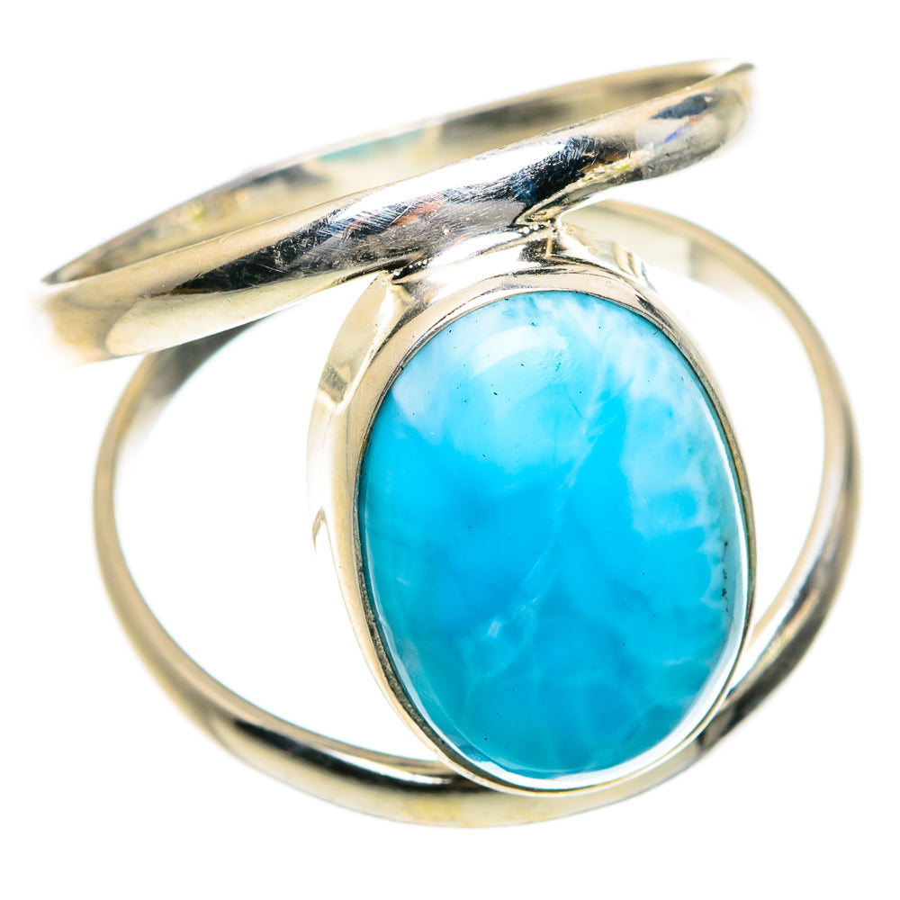 Larimar Rings handcrafted by Anasilvercos - RING78831