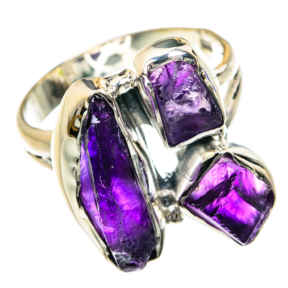 Amethyst Rings handcrafted by Anasilvercos - RING78848