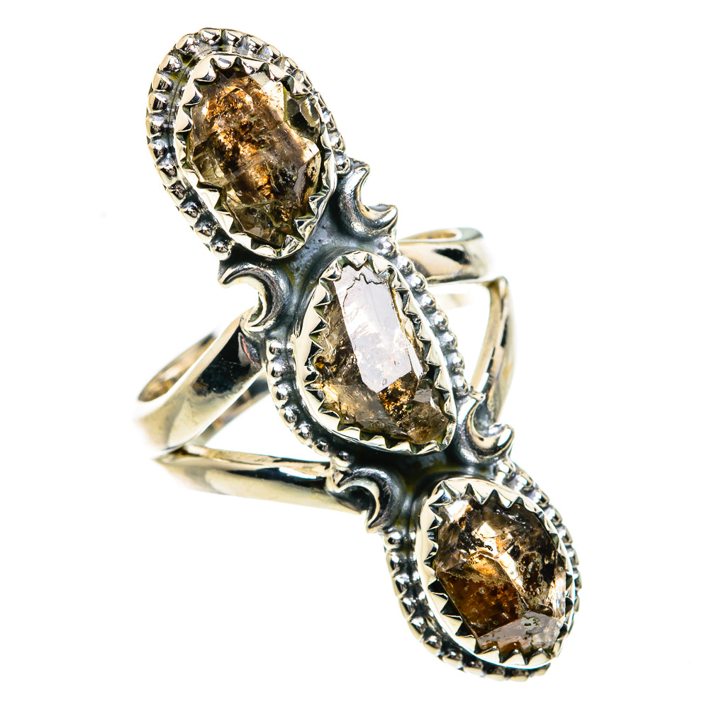 Herkimer Diamond Rings handcrafted by Anasilvercos - RING78850