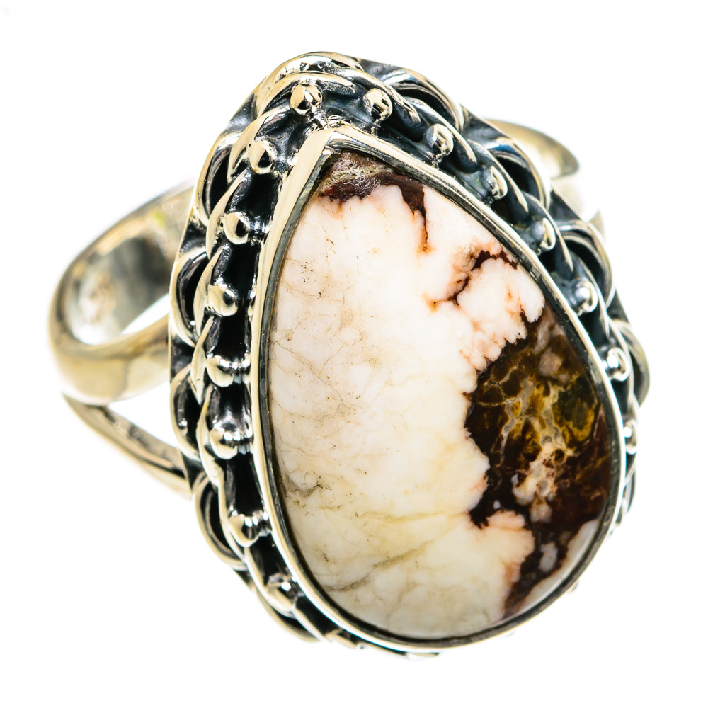 Peanut Wood Jasper Rings handcrafted by Anasilvercos - RING78853
