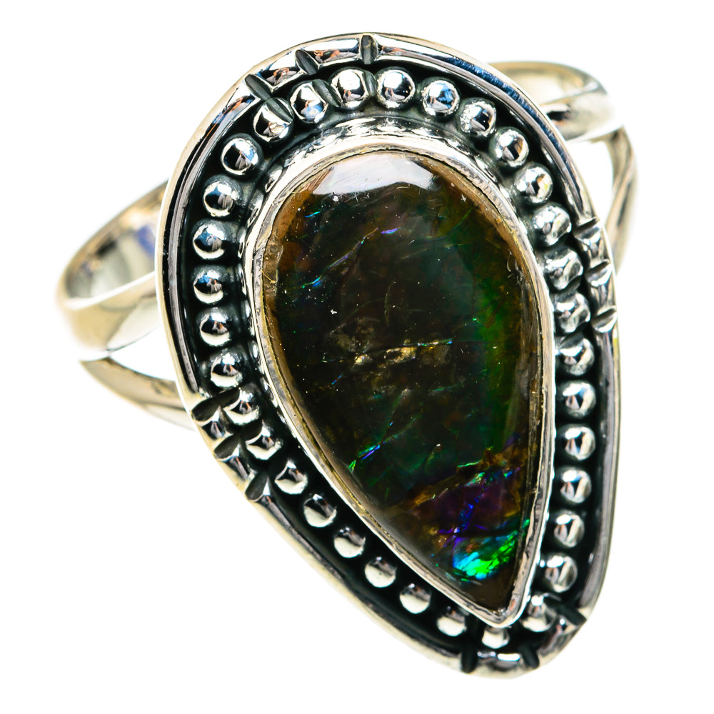 Ammolite Rings handcrafted by Anasilvercos - RING78855