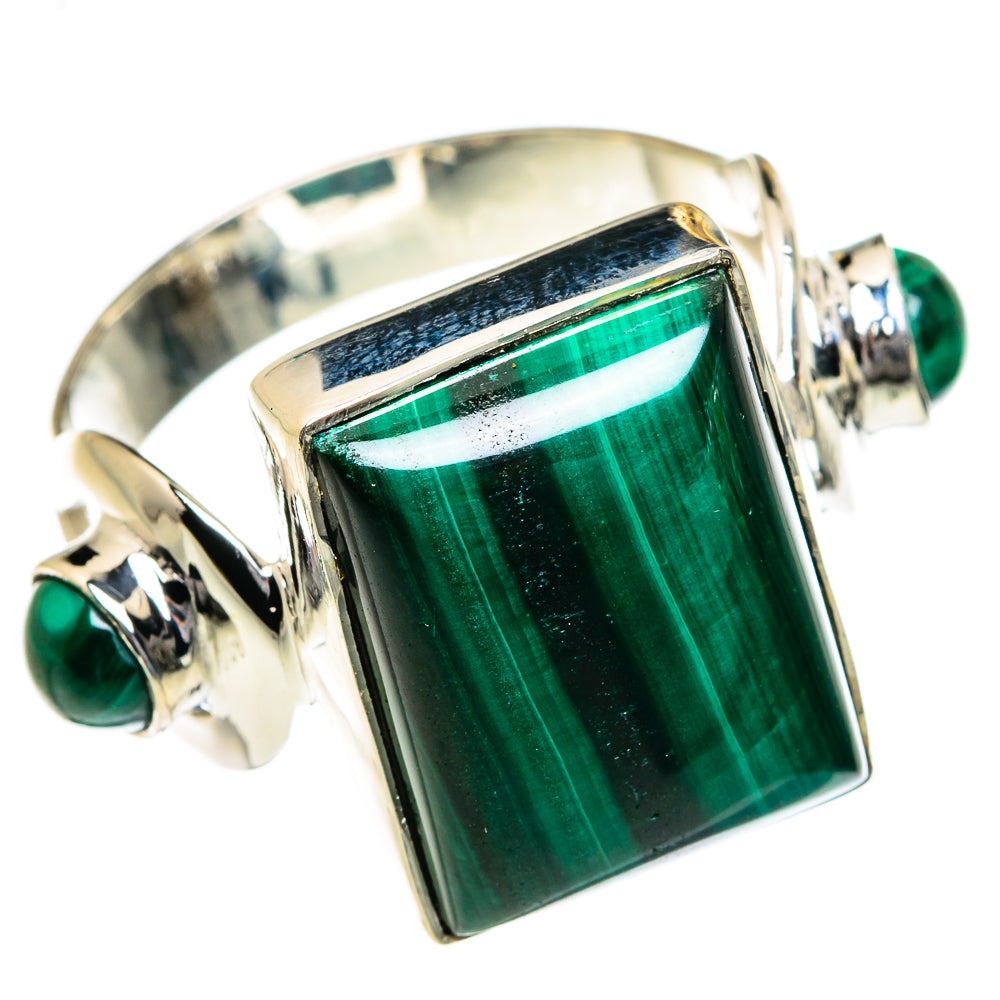 Malachite Rings handcrafted by Anasilvercos - RING78868