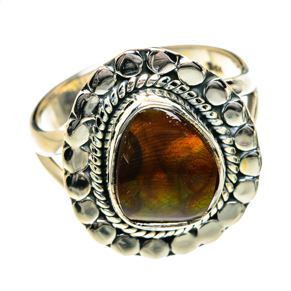 Mexican Fire Agate Rings handcrafted by Anasilvercos - RING78870