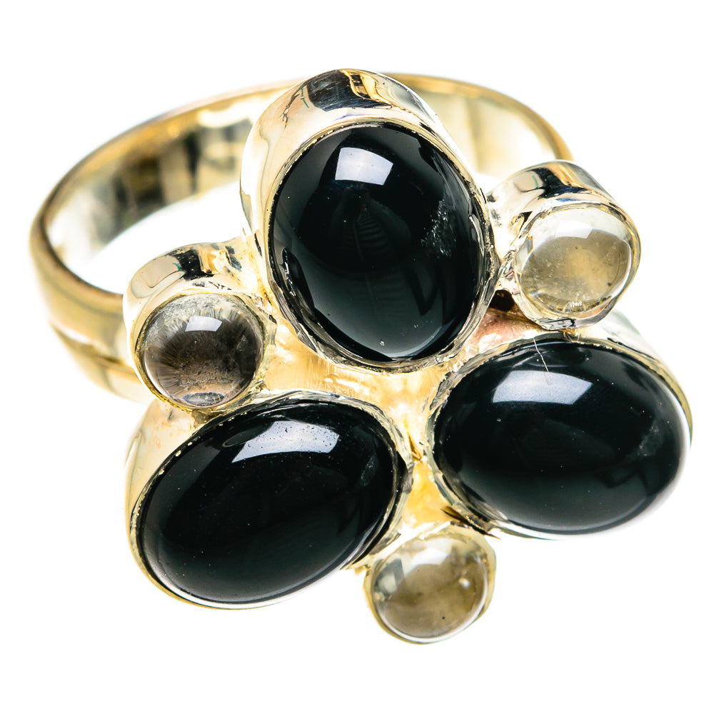 Black Onyx Rings handcrafted by Anasilvercos - RING78879