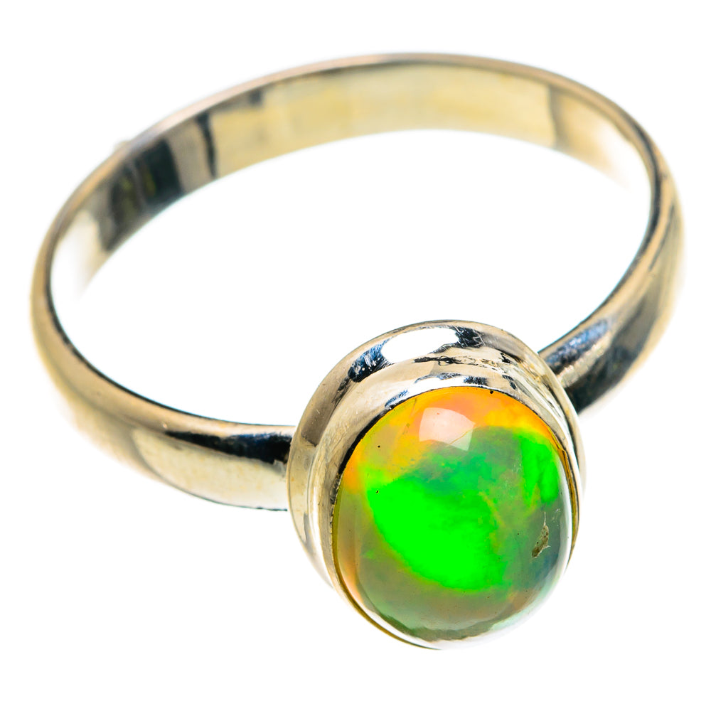 Ethiopian Opal Rings handcrafted by Anasilvercos - RING78884