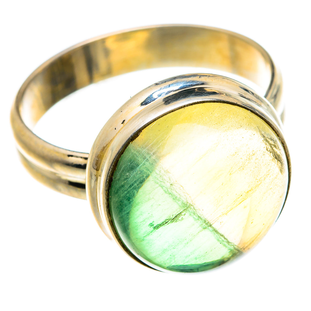 Green Fluorite Rings handcrafted by Anasilvercos - RING78907