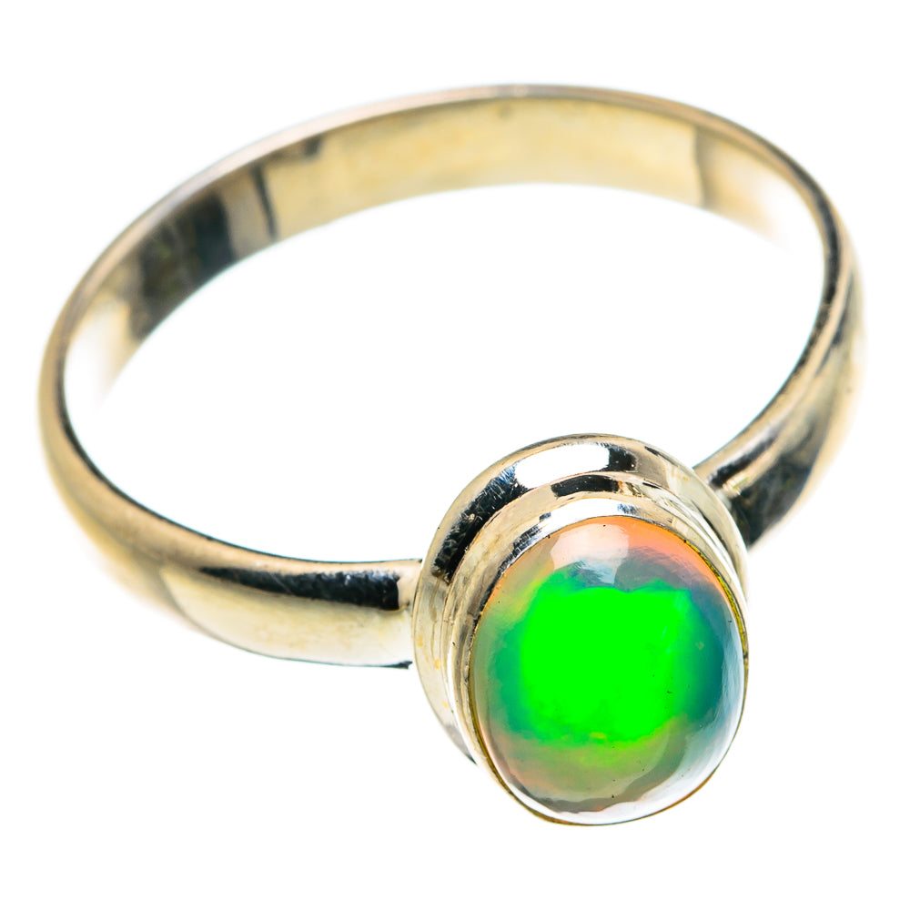 Ethiopian Opal Rings handcrafted by Anasilvercos - RING78909