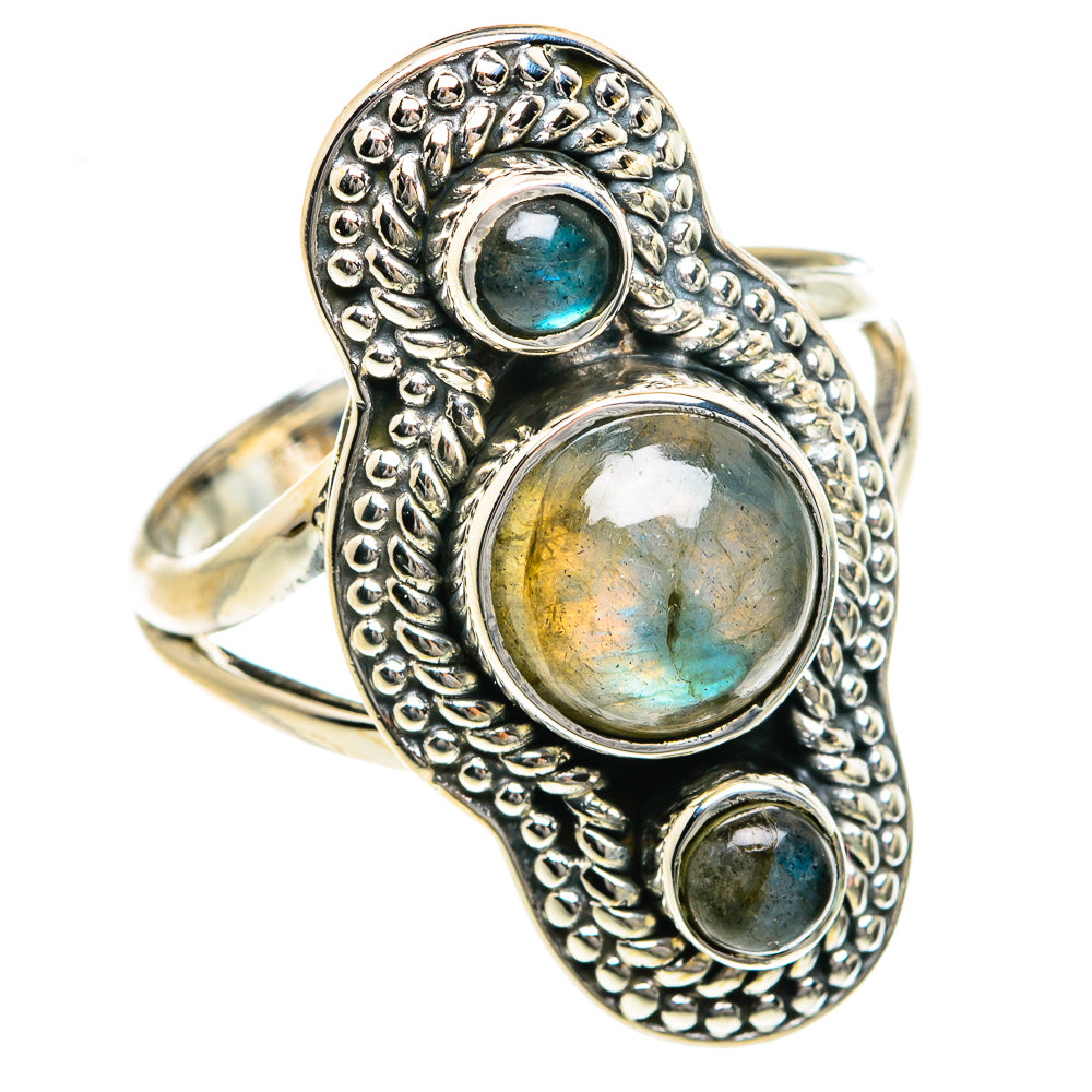 Labradorite Rings handcrafted by Anasilvercos - RING78913