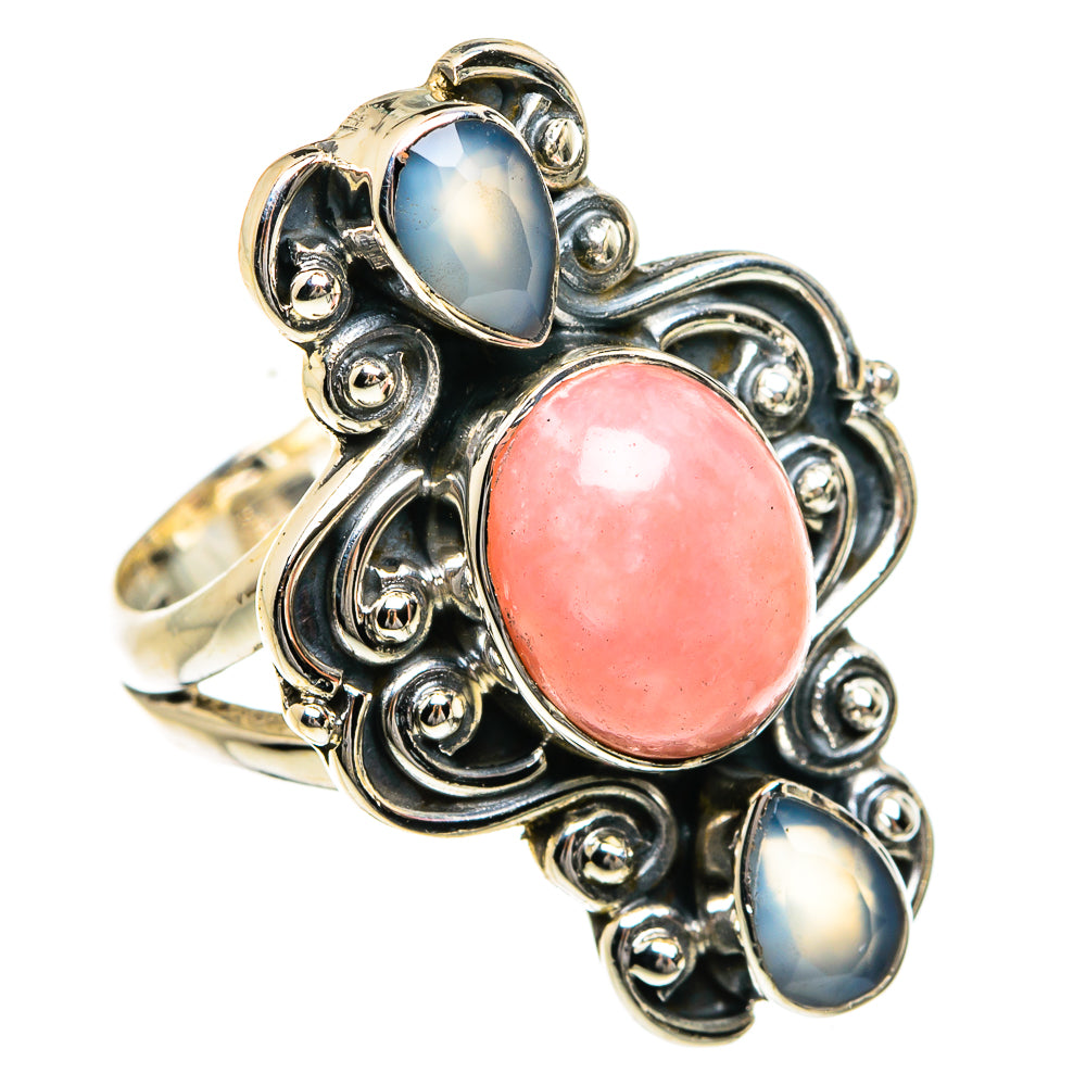 Pink Opal Rings handcrafted by Anasilvercos - RING78951