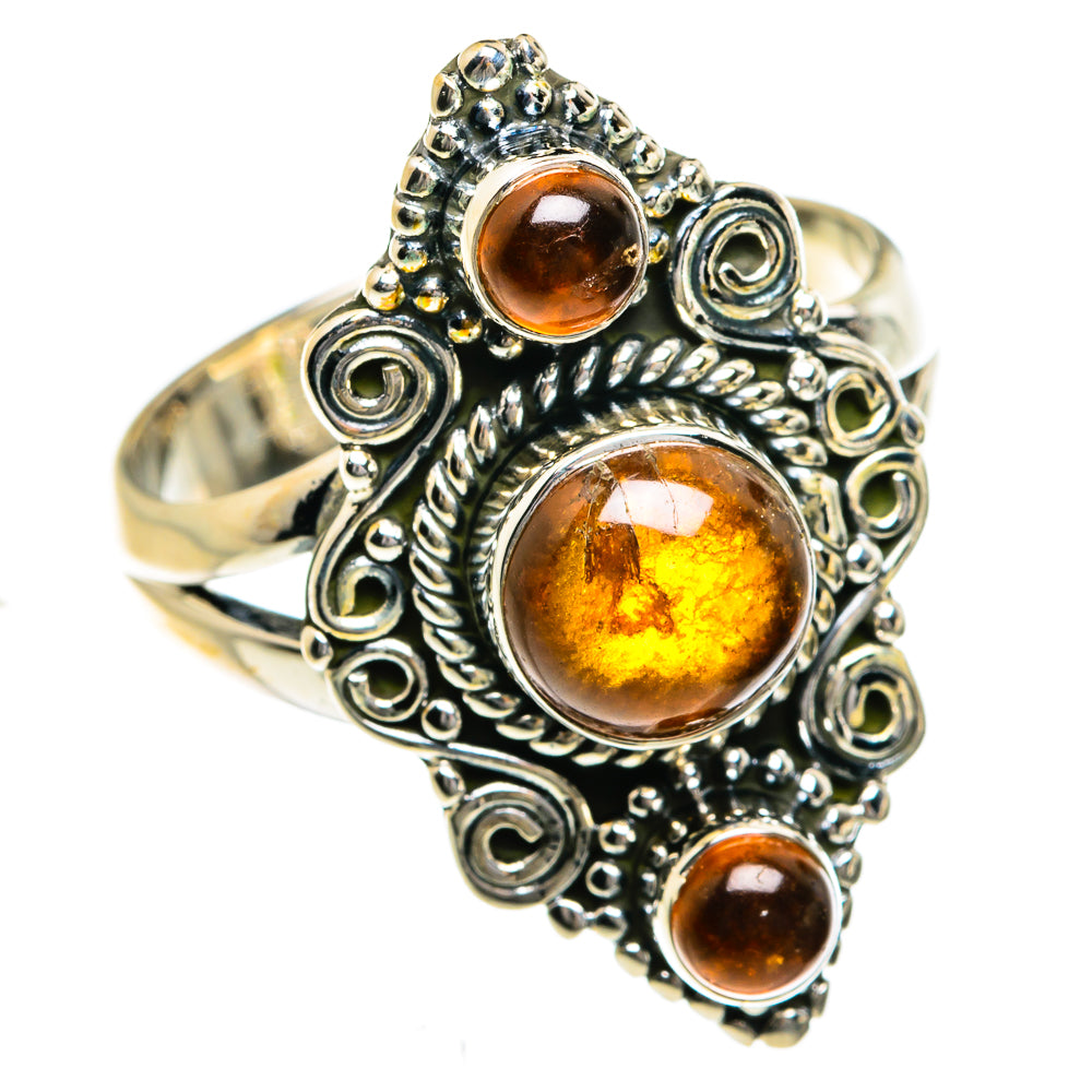 Baltic Amber Rings handcrafted by Anasilvercos - RING78975