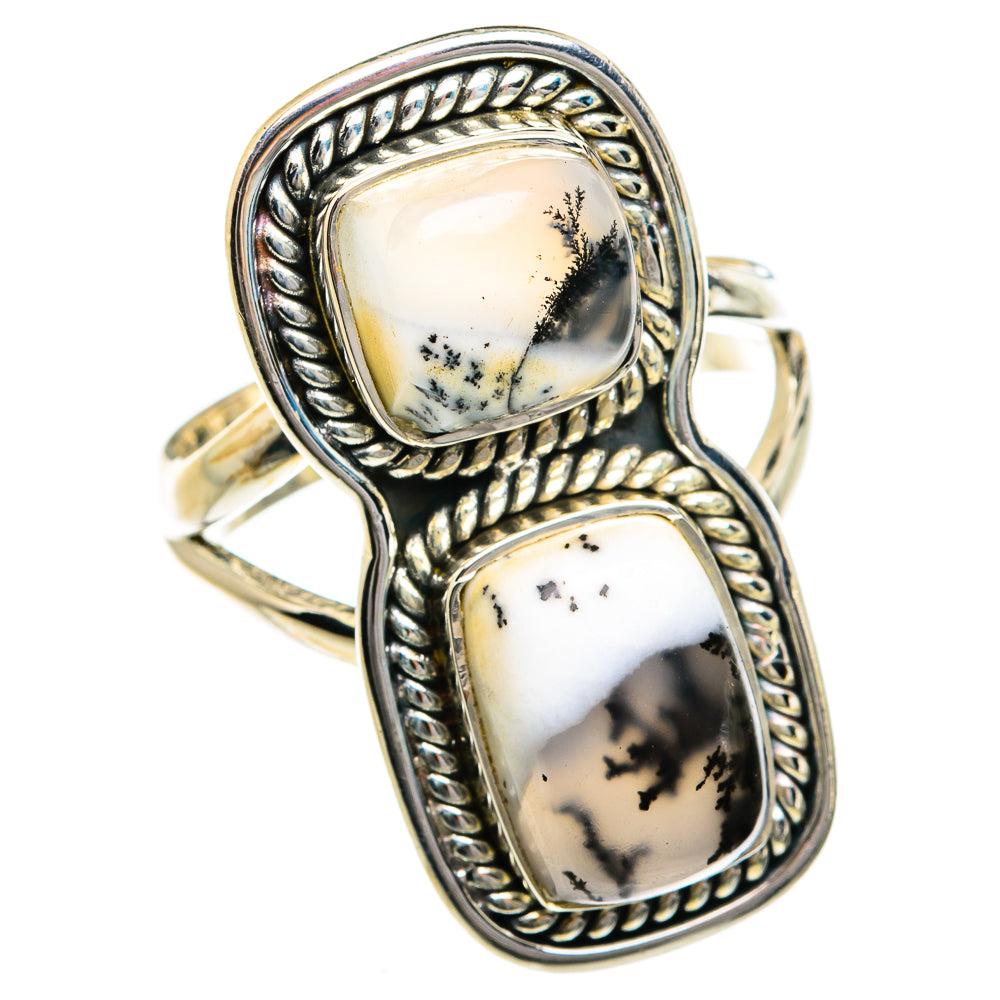 Dendritic Opal Rings handcrafted by Anasilvercos - RING78980