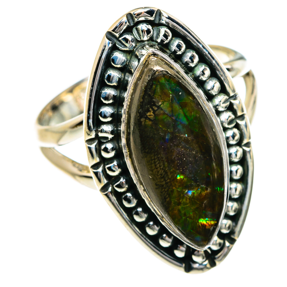 Ammolite Rings handcrafted by Anasilvercos - RING78982