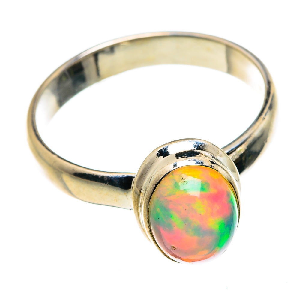 Ethiopian Opal Rings handcrafted by Anasilvercos - RING78984