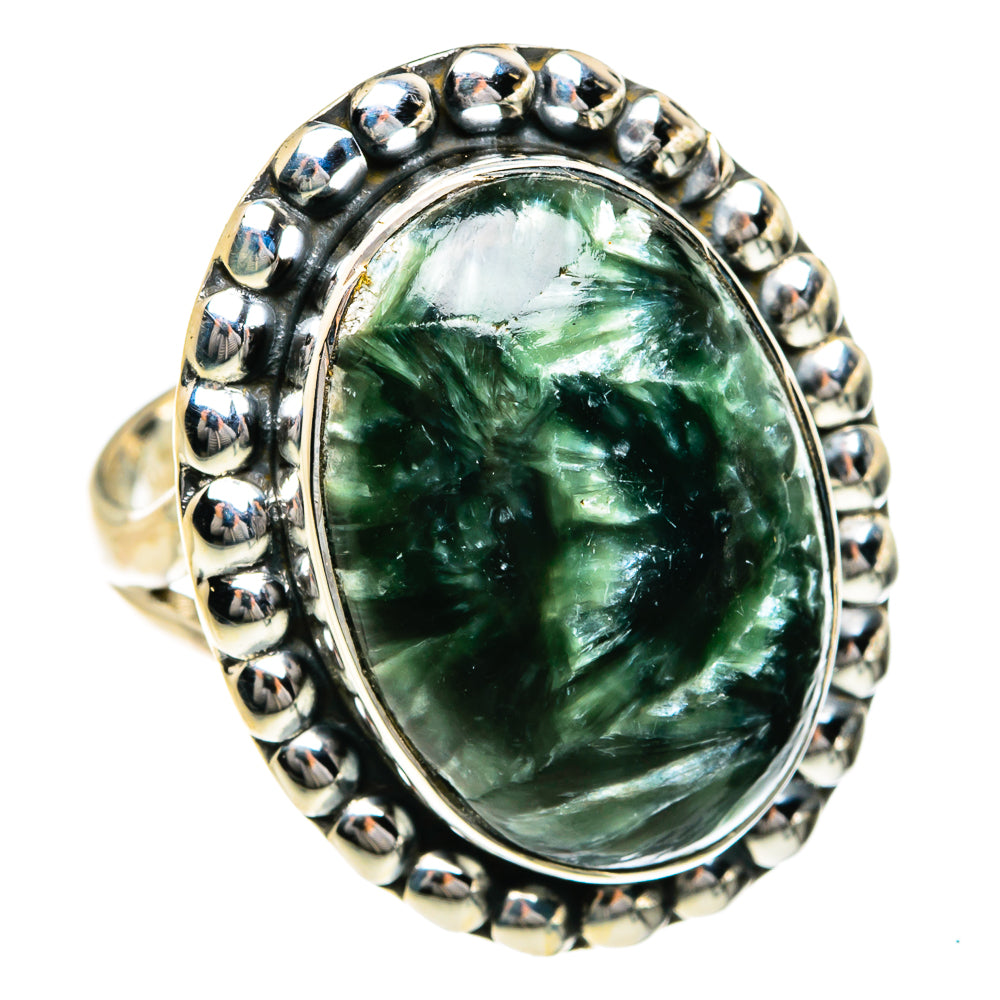 Seraphinite Rings handcrafted by Anasilvercos - RING78986