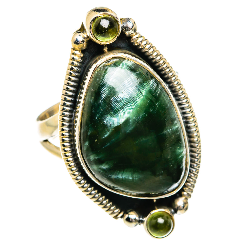 Seraphinite Rings handcrafted by Anasilvercos - RING78992