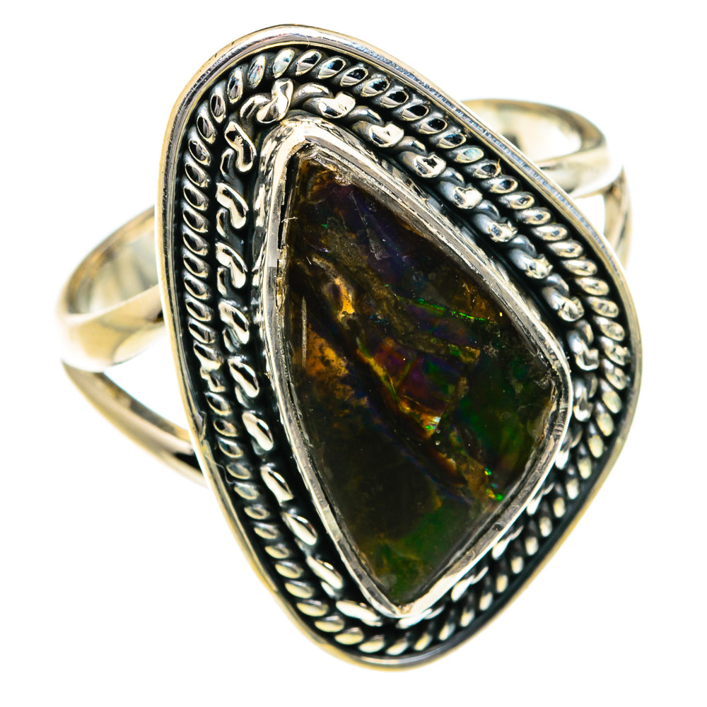 Ammolite Rings handcrafted by Anasilvercos - RING78993