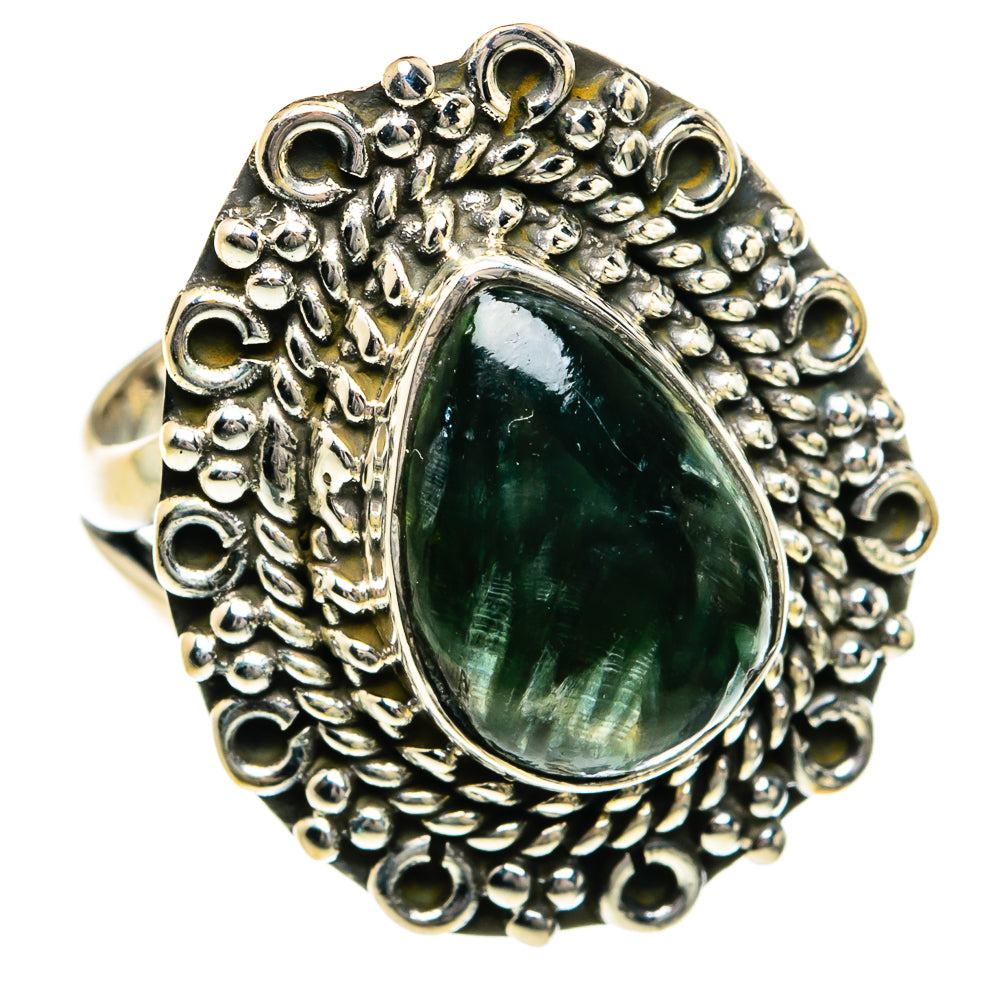 Seraphinite Rings handcrafted by Anasilvercos - RING79011 - Photo 2
