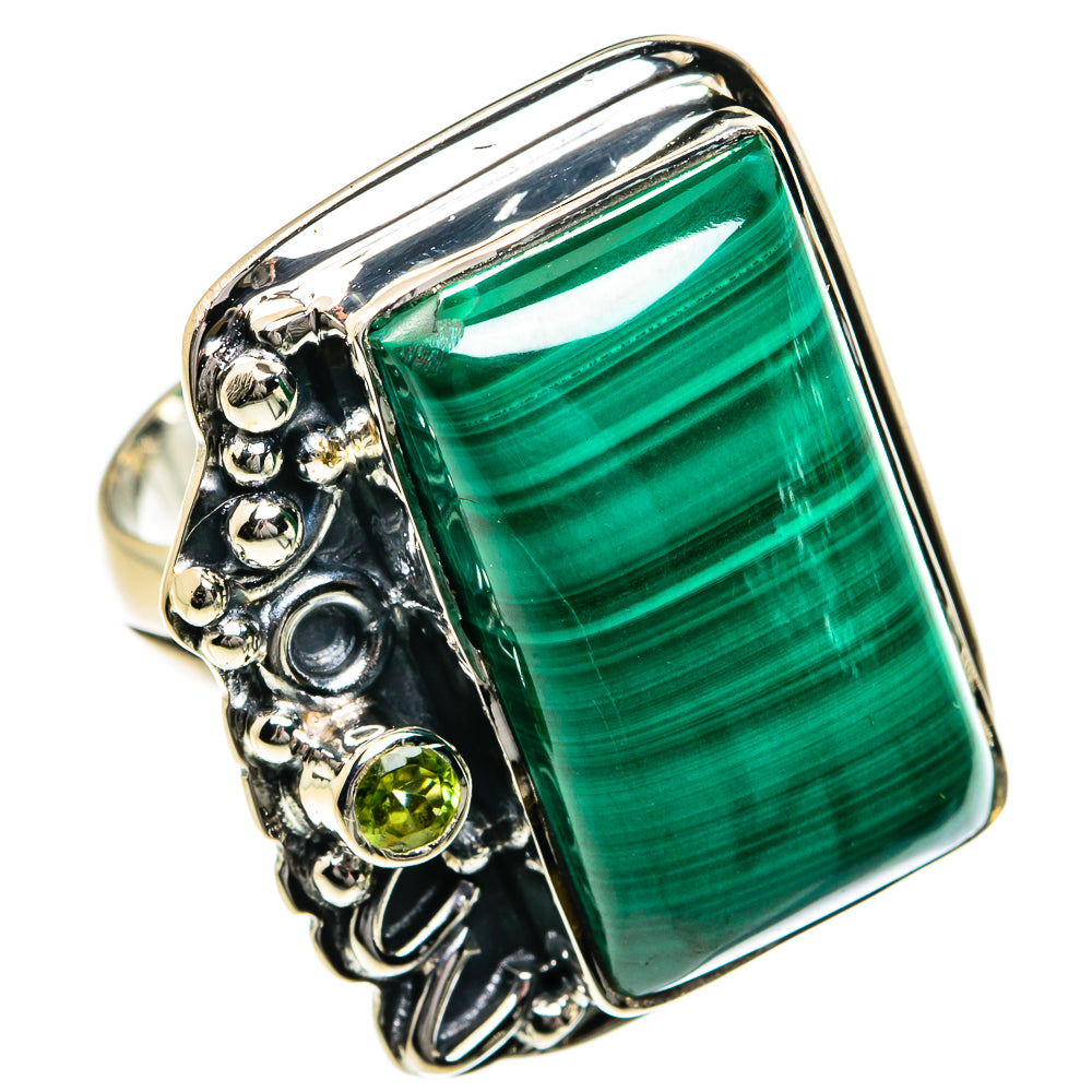Malachite Rings handcrafted by Anasilvercos - RING79017