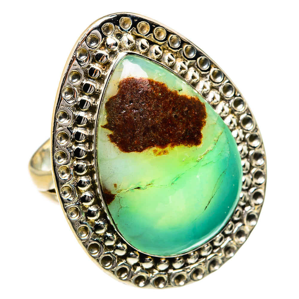 Peruvian Opal Rings handcrafted by Anasilvercos - RING79052