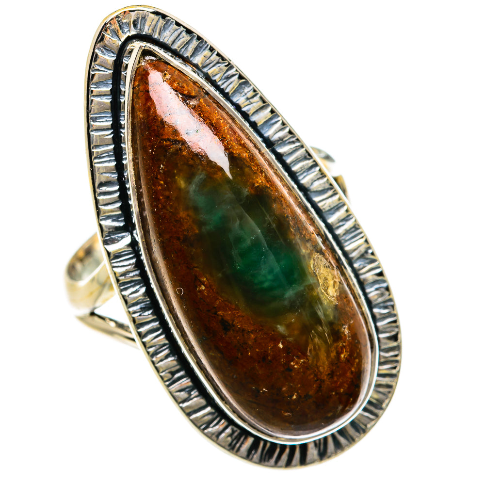 Mexican Fire Opal Rings handcrafted by Anasilvercos - RING79056