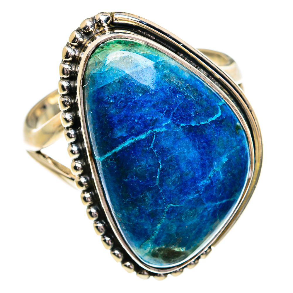 Chrysocolla Rings handcrafted by Anasilvercos - RING79080