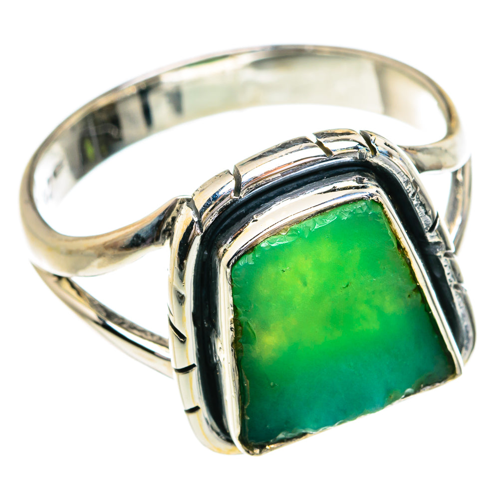 Chrysoprase Rings handcrafted by Anasilvercos - RING79083
