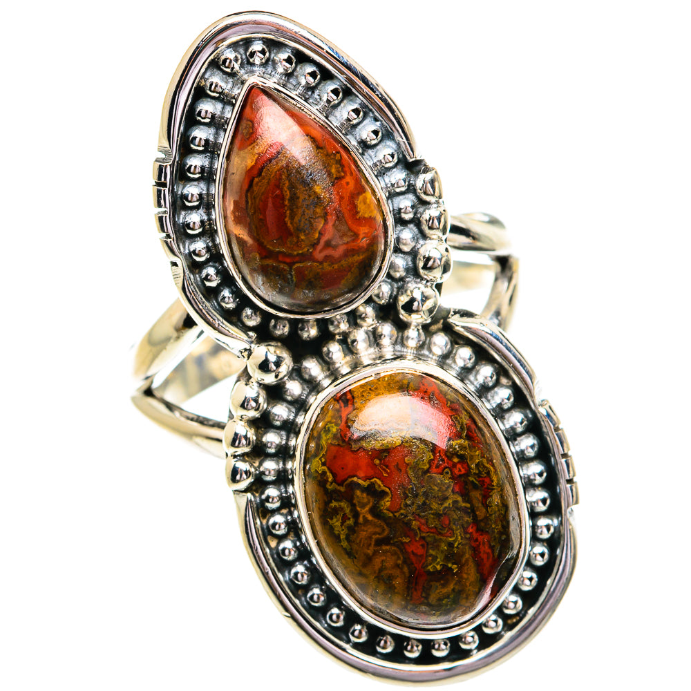 Moroccan Agate Rings handcrafted by Anasilvercos - RING79086