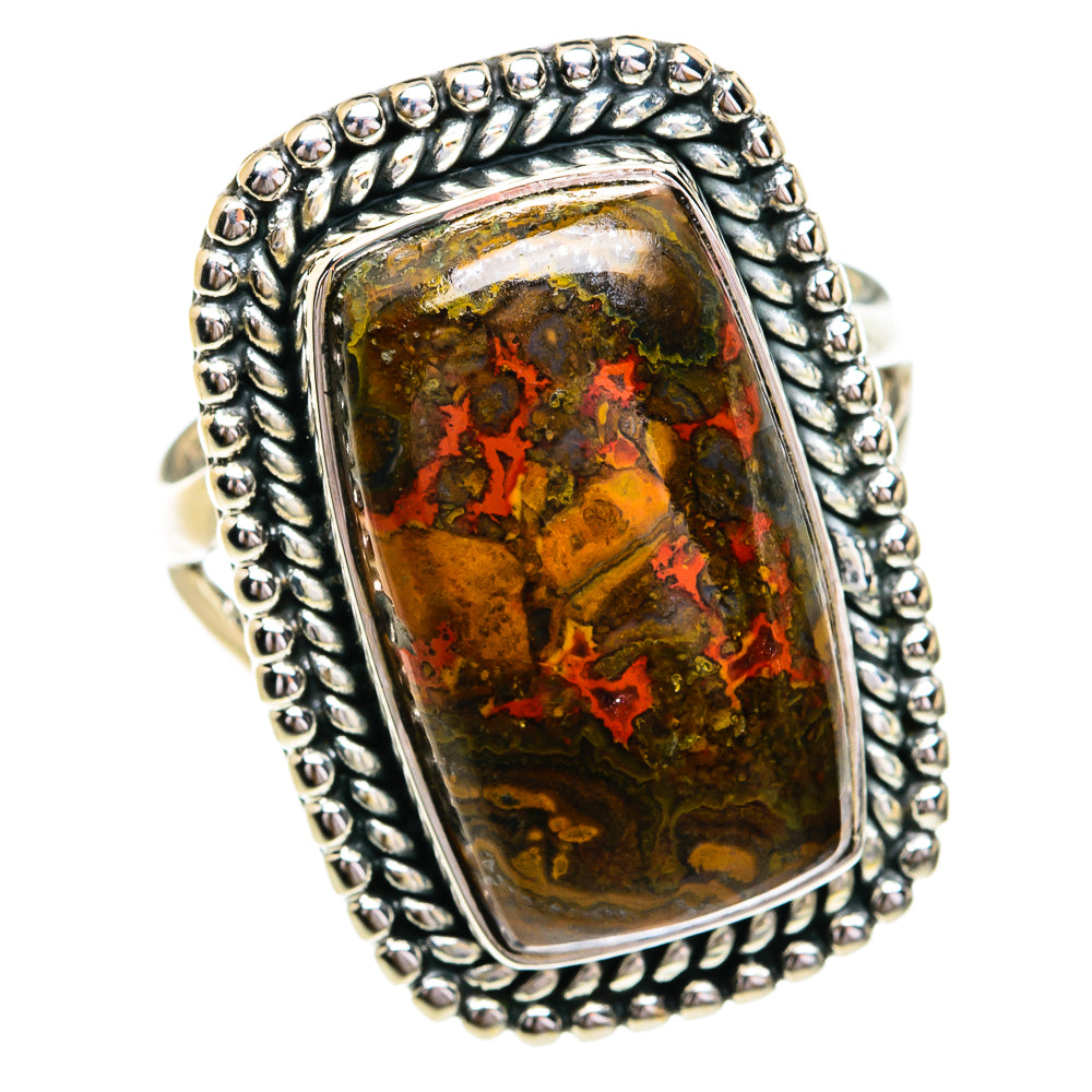 Red Jasper Rings handcrafted by Anasilvercos - RING79087