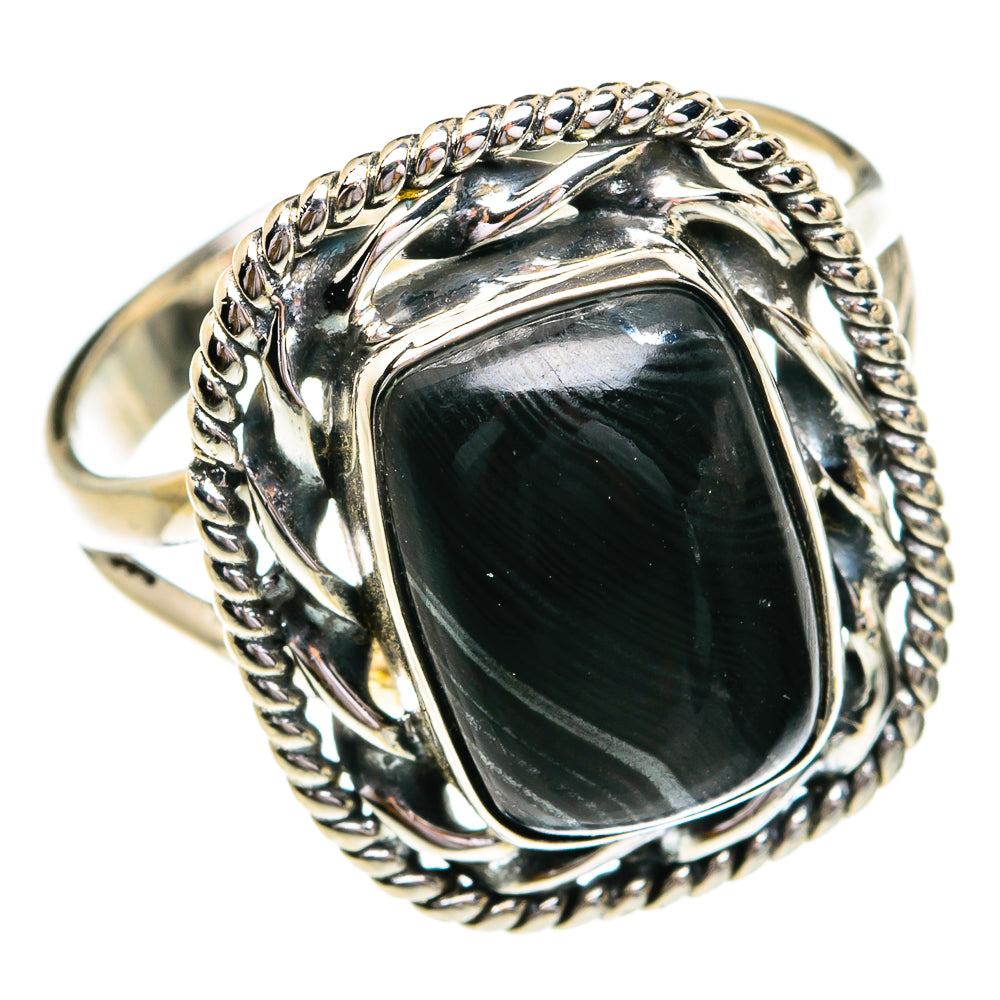 Psilomelane Rings handcrafted by Anasilvercos - RING79098