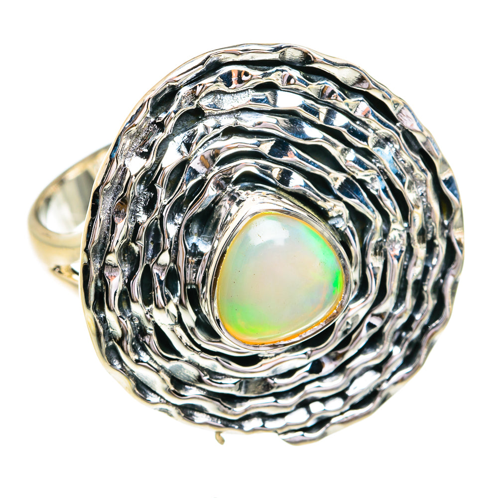 Ethiopian Opal Rings handcrafted by Anasilvercos - RING79105