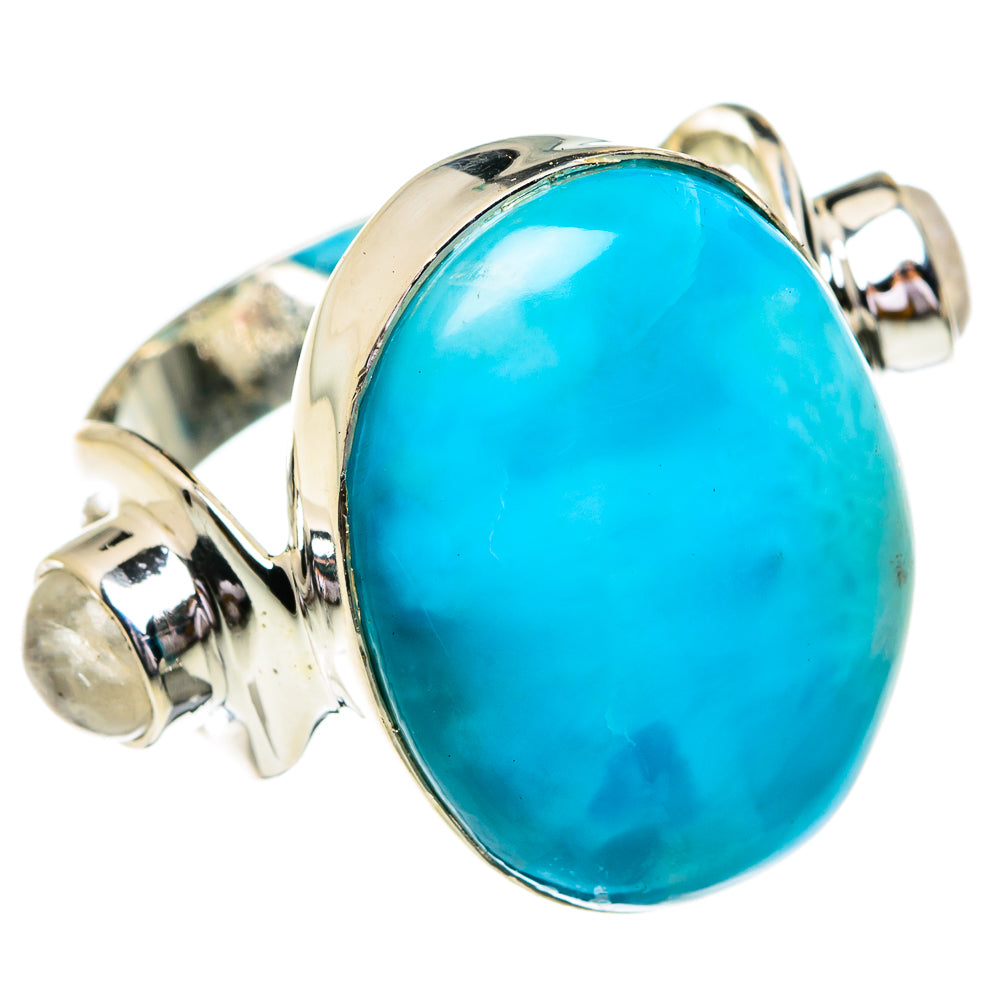 Larimar Rings handcrafted by Anasilvercos - RING79114