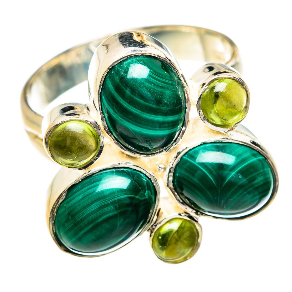 Malachite Rings handcrafted by Anasilvercos - RING79116