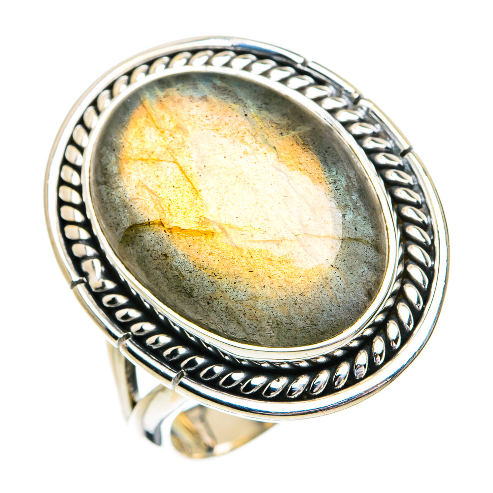Labradorite Rings handcrafted by Anasilvercos - RING79120