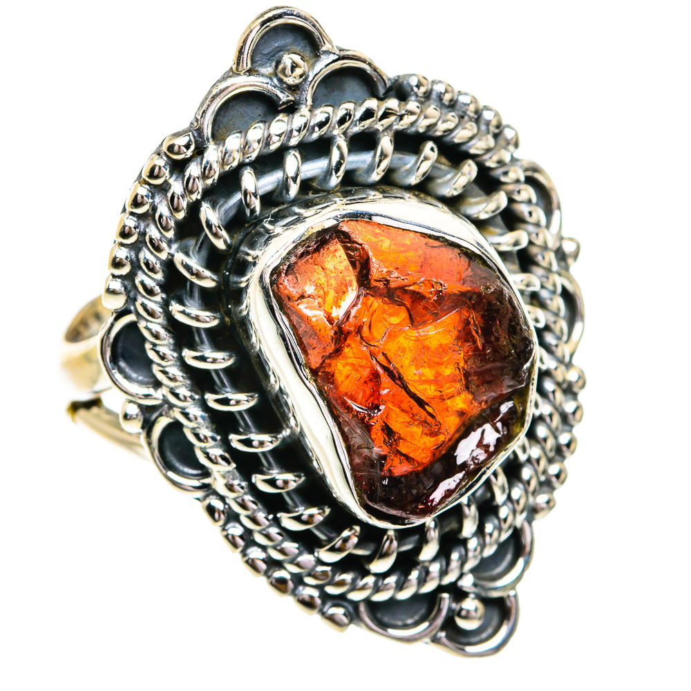 Garnet Rings handcrafted by Anasilvercos - RING79128