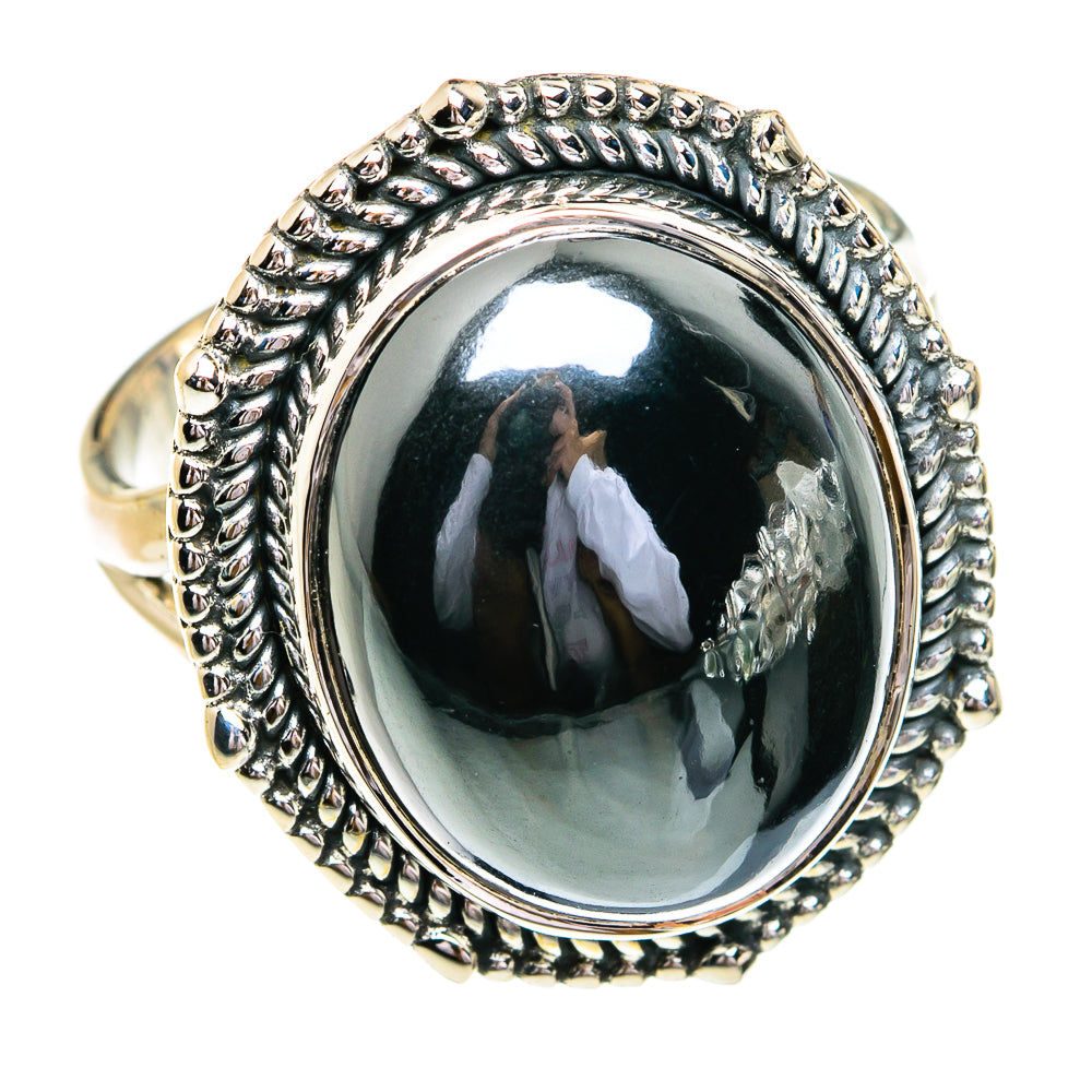 Hematite Rings handcrafted by Anasilvercos - RING79136