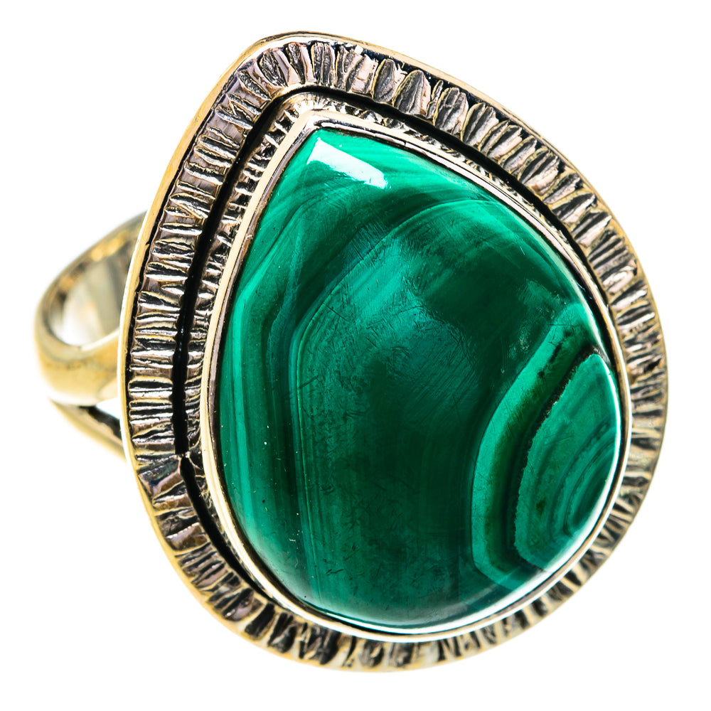 Malachite Rings handcrafted by Anasilvercos - RING79147