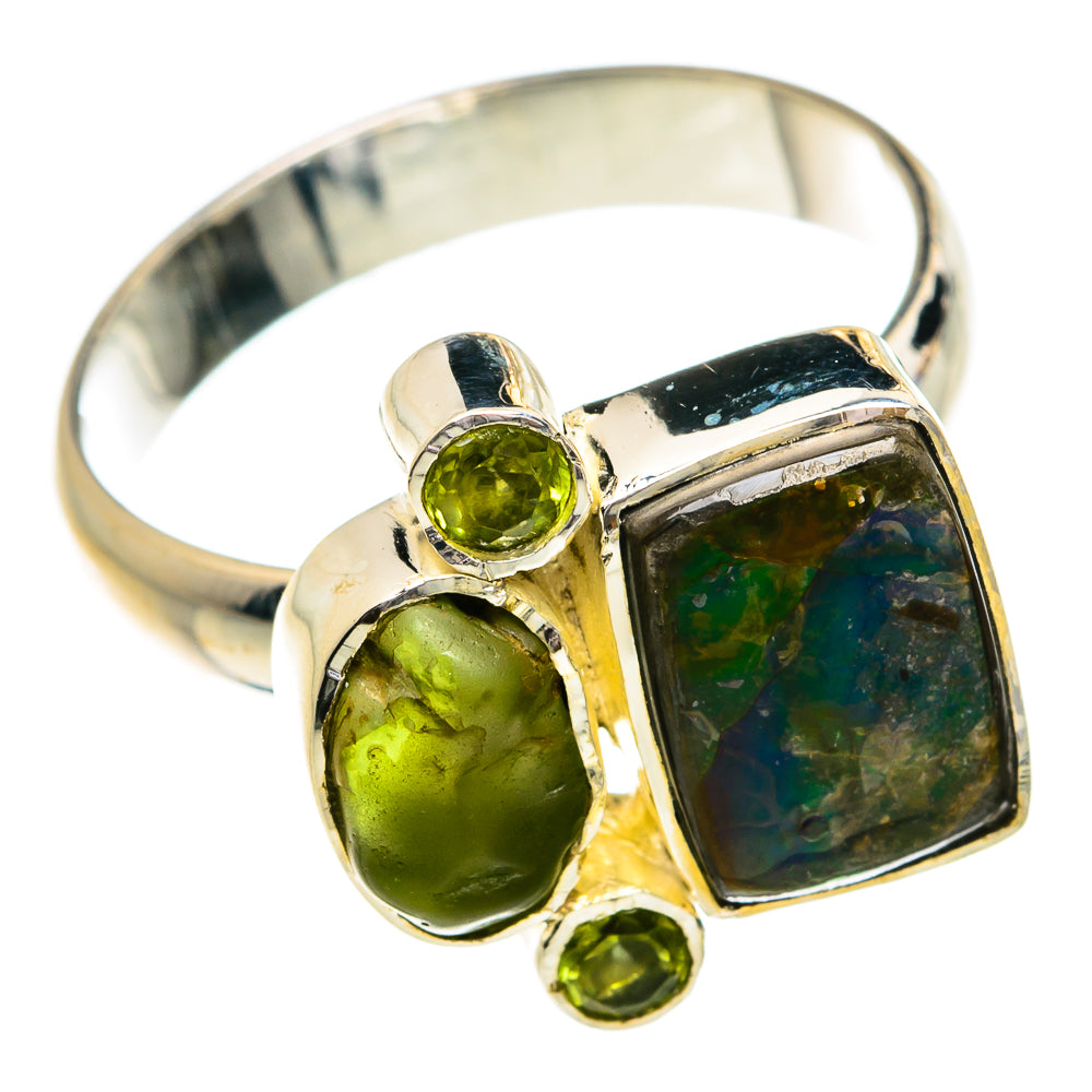 Ammolite Rings handcrafted by Anasilvercos - RING79149